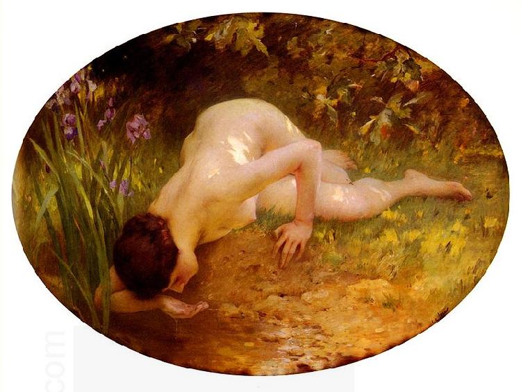 Charles-Amable Lenoir Bather oil painting picture
